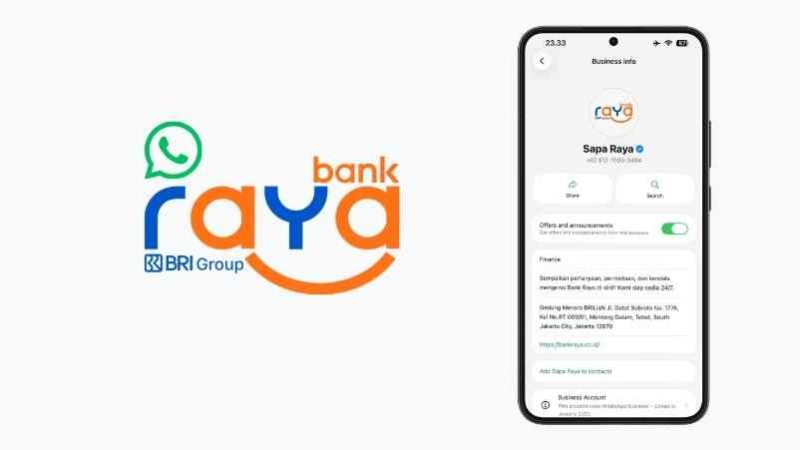 Cara Menghubungi Customer Service Bank Raya Melalui Whatsapp